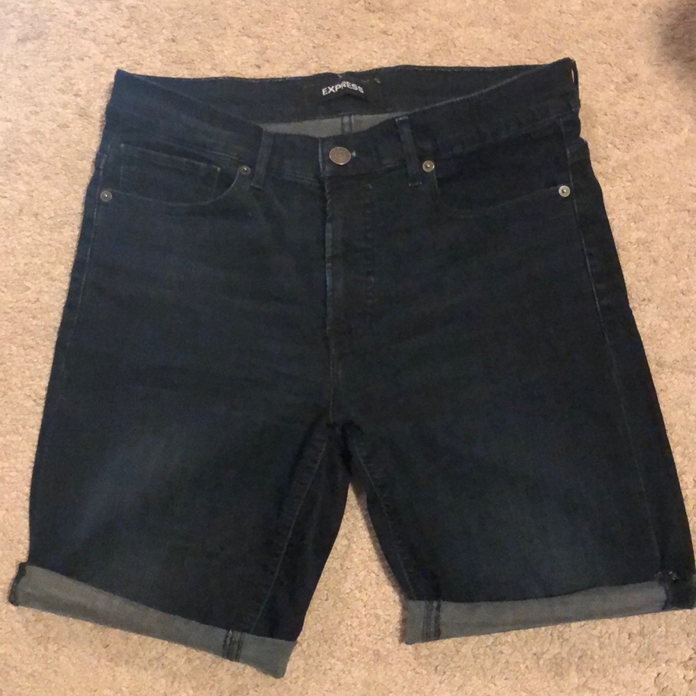 Express High Rise Bermuda Shorts